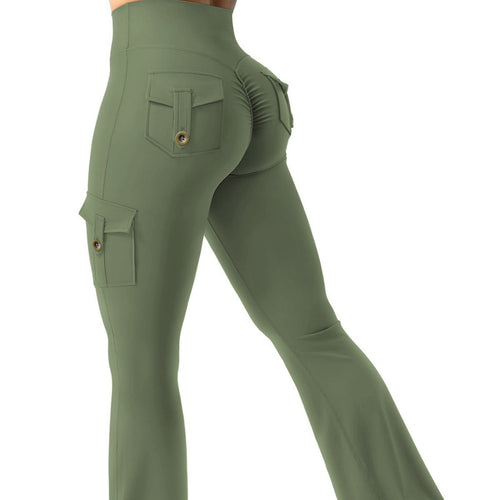 KylieJean™ Sculpting Cargo Flare Leggings