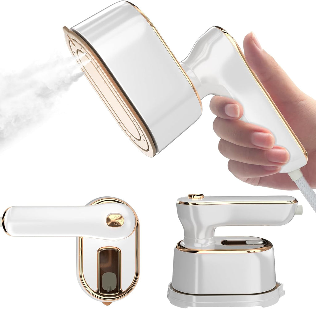 Portable 2-in-1 Handheld Steam Iron & Clothes Steamer