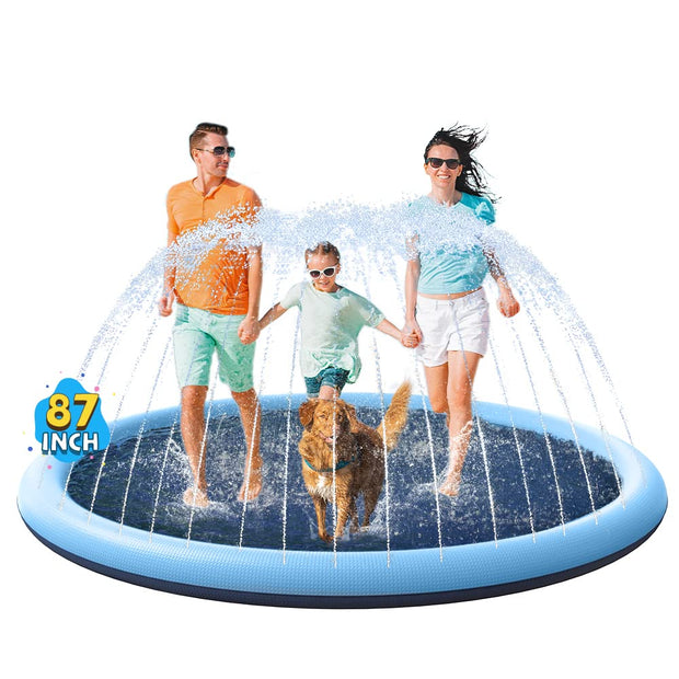 Non-Slip Splash Pad for Kids and Dog