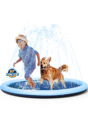 Non-Slip Splash Pad for Kids and Dog