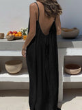 Kylie Jean™ Backless Cami Dress - Adjustable Tie Back Summer Dress