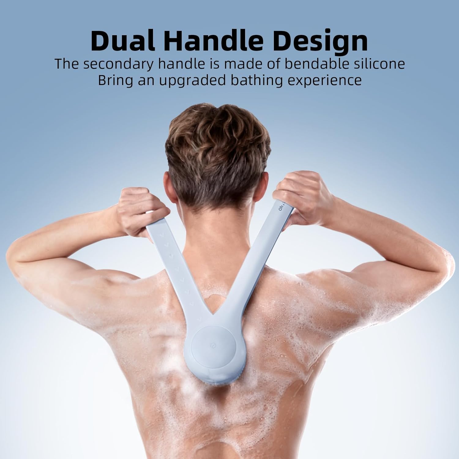 Dual-Handle Electric Back & Body Scrubber