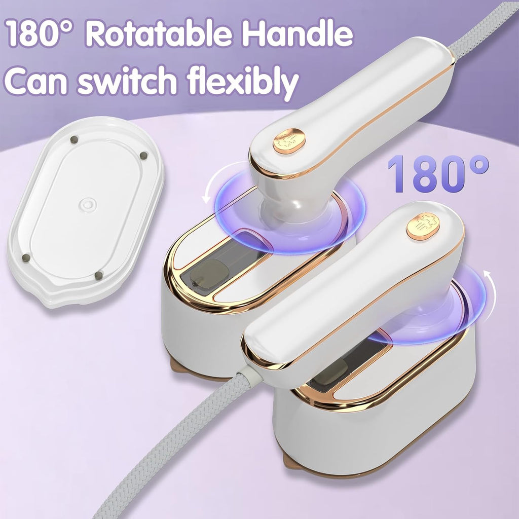 Portable 2-in-1 Handheld Steam Iron & Clothes Steamer