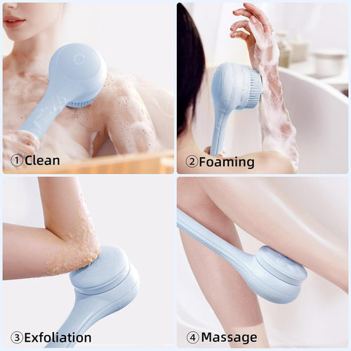 Dual-Handle Electric Back & Body Scrubber