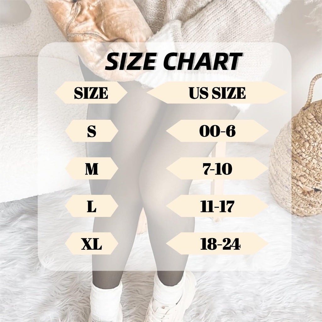 Seamless Sheer Fleece Lined Tights