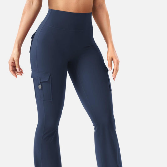 KylieJean™ Sculpting Cargo Flare Leggings