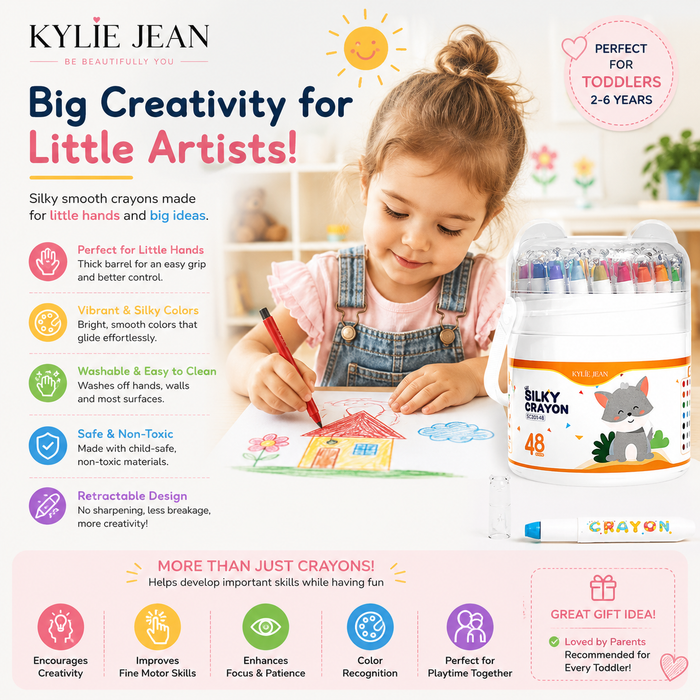 TinyBubs™ Washable Twist Crayons