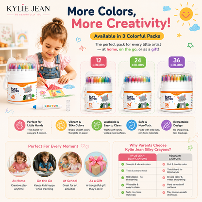 TinyBubs™ Washable Twist Crayons