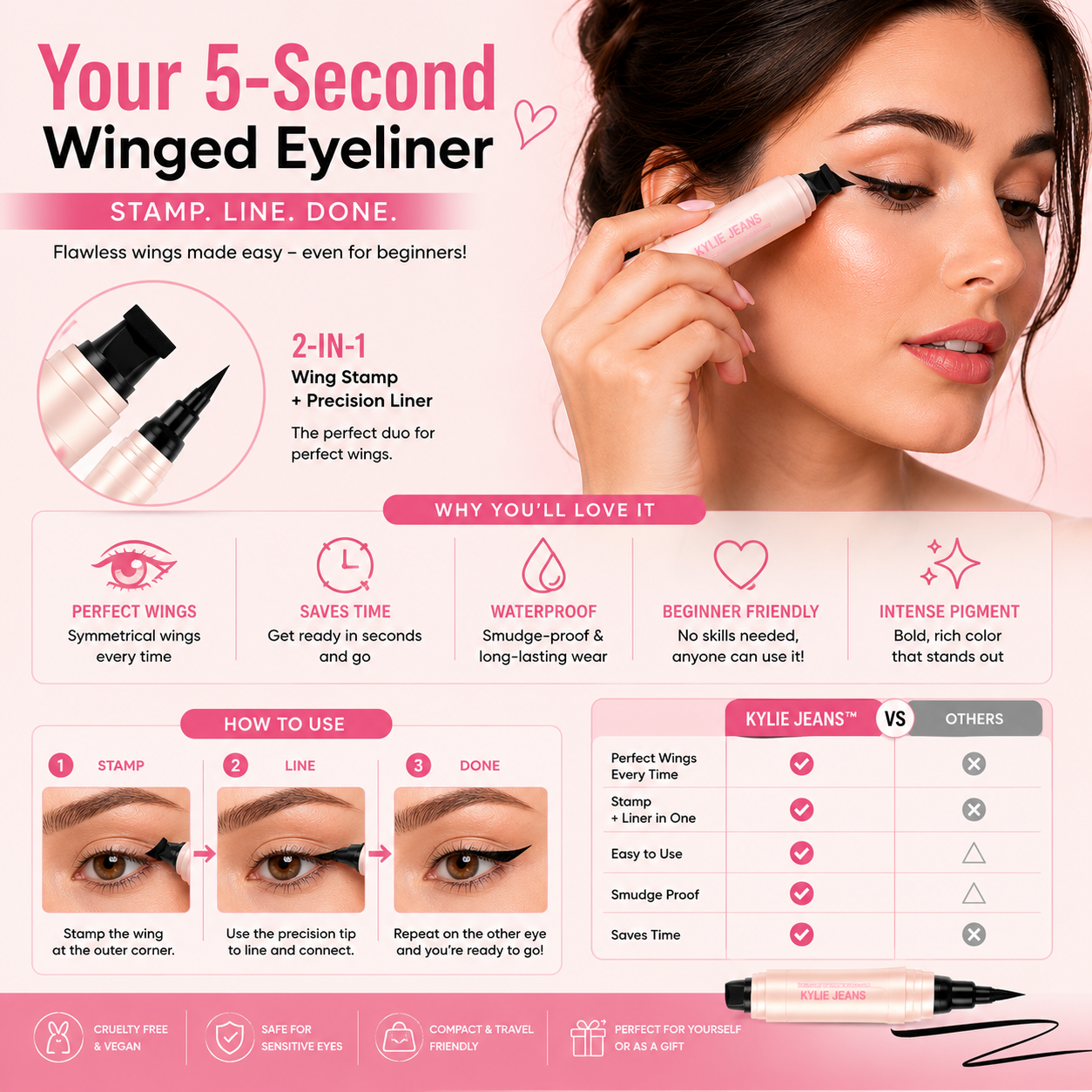 Kylie Jeans™ Perfect Wing Eyeliner Stamp