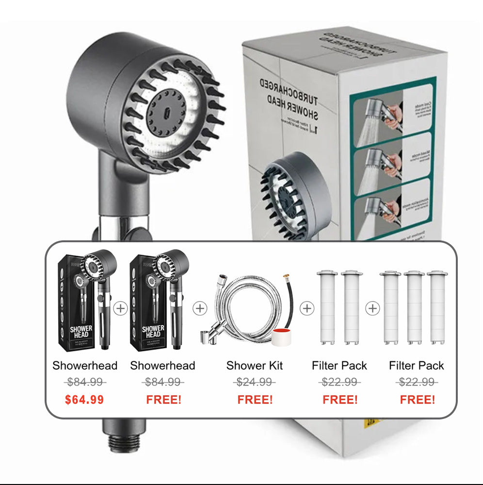 THE FILTERED SHOWERHEAD