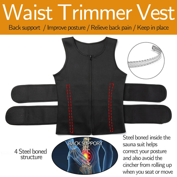 Men Body Shaper Waist Trainer