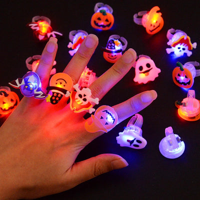 LED Light Halloween Rings