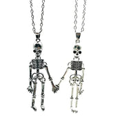 Punk Skeleton Pendant Necklace