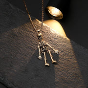 Punk Skeleton Pendant Necklace