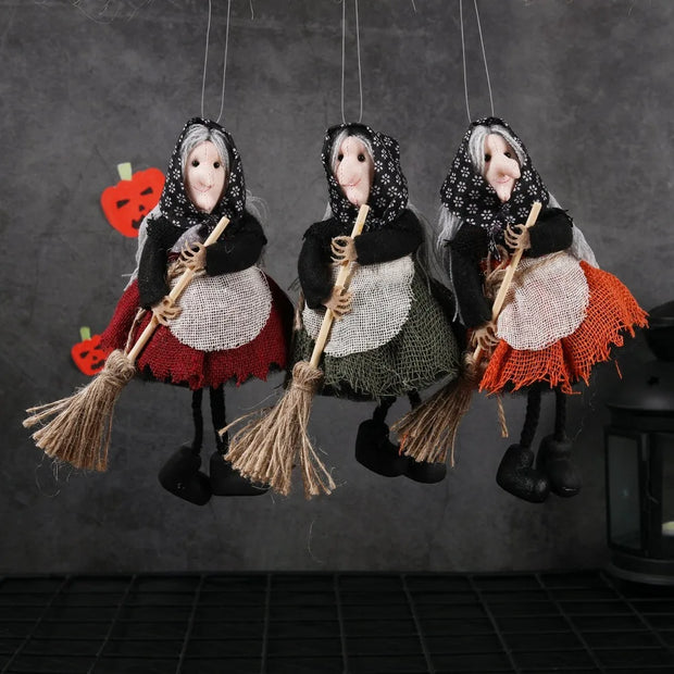 Halloween Witch Ornament Dolls