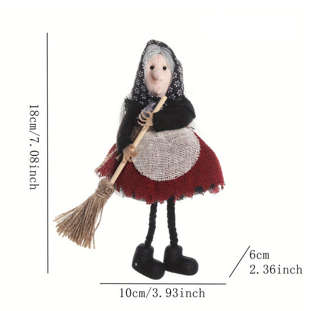 Halloween Witch Ornament Dolls