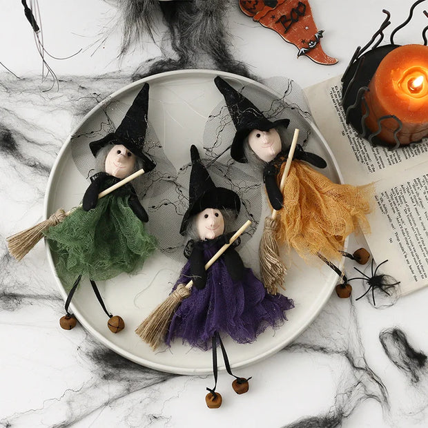 Halloween Ghost Festival Witch Figurine