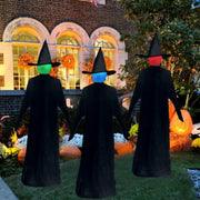 Screaming Light Up Witches Decor