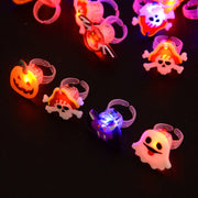 LED Light Halloween Rings