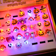 LED Light Halloween Rings