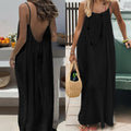Kylie Jean™ Backless Cami Dress - Adjustable Tie Back Summer Dress
